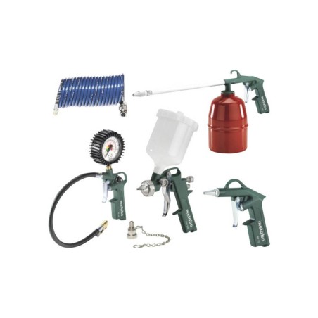 Metabo LPZ 7 SET Air Tool Set - Powerful & Versatile Air Compressor for Professional Use - 4007430246356